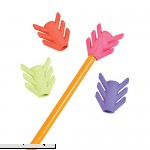 Fun Express Arrow Pencil Toppers for Valentine's Day Stationery Pencil Accessories Erasers Valentine's Day 24 Pieces  B071445YS1